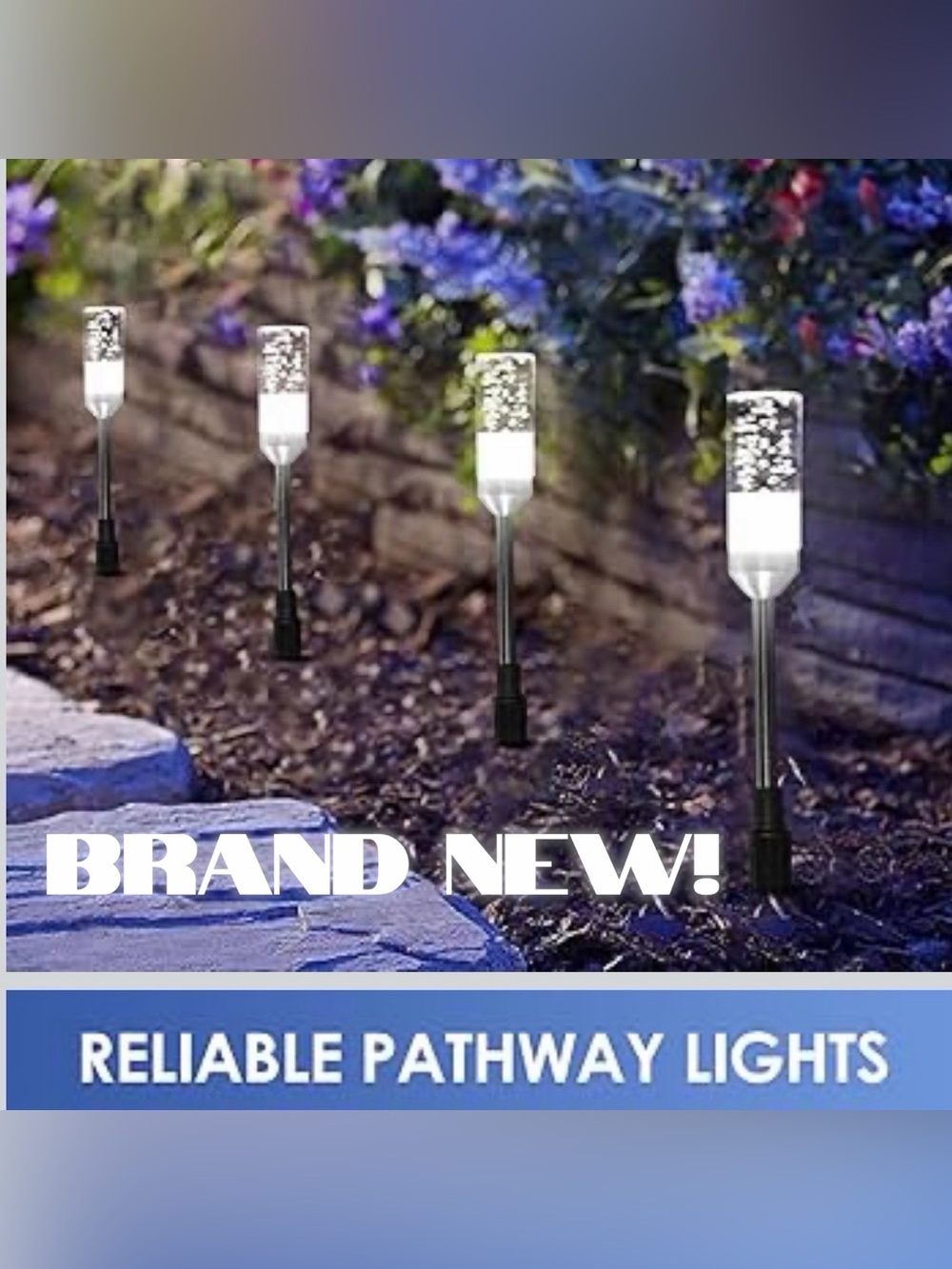 💡🌿 6-Pack LED Low Voltage Outdoor Pathway Lights – 12V Landscape Lighting Kit